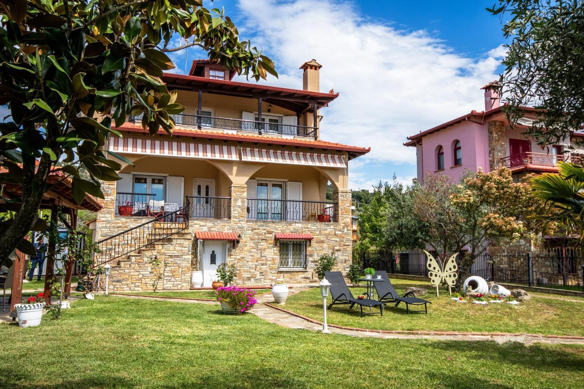 פרדיסוס Private 6-Bdrm Villa With Garden 150M To Beach מראה חיצוני תמונה